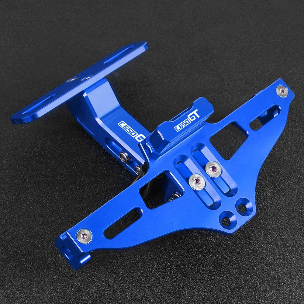 For BMW C650GT C650 GT 2011- 2023 Moto Fender Eliminator Adjustable License Plate Holder Bracket LED License Plate Holder Frame
For BMW C650GT C650 GT 2011- 2023 Moto Fender Eliminator Adjustable License Plate Holder Bracket LED License Plate Holder Frame