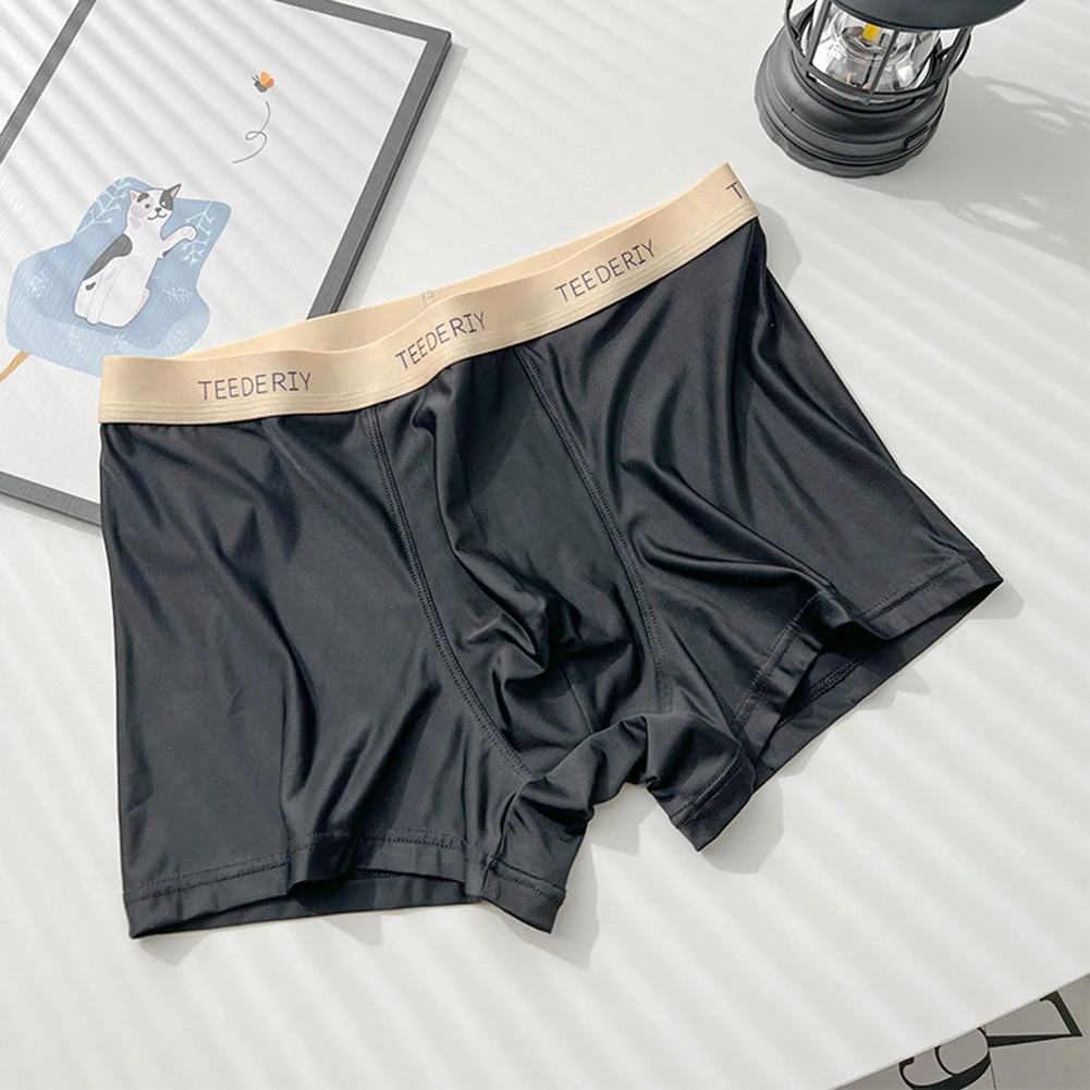 Men's Ice Silk Boxer Shorts Solid Middle Rise Underwear Briefs Men Underpants Trunks Pouch Underwear Shorts Boxershorts
Men's Ice Silk Boxer Shorts Solid Middle Rise Underwear Briefs Men Underpants Trunks Pouch Underwear Shorts Boxershorts
