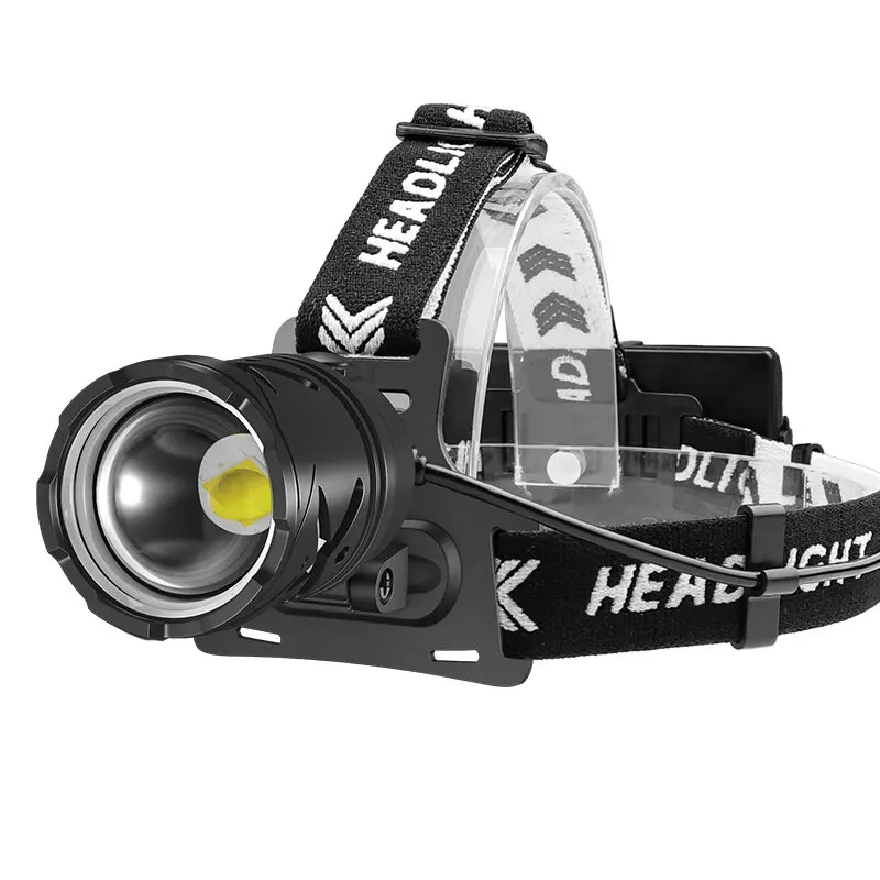 

30W XHP70 LED Headlamp 1500LM 300M Telescopic Zoom Adjustable Focus USB-C Rechargeable 18650 Battery Powerful Outdoor Headlight