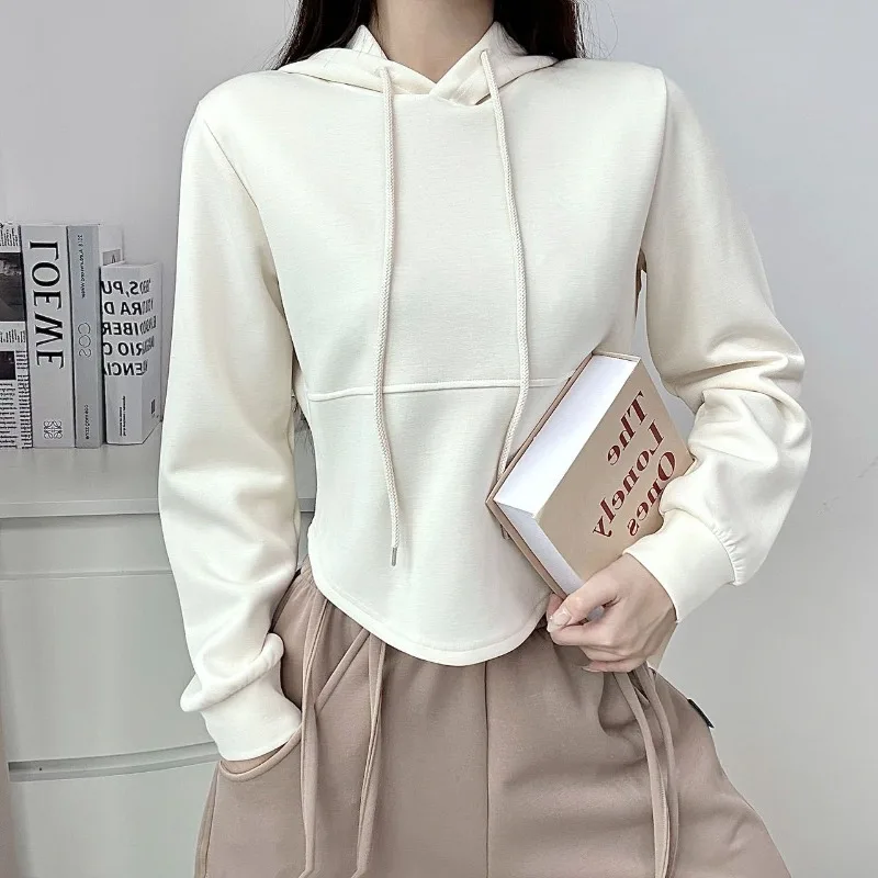 2023 Autumn New Korean Edition Women's Simple Loose Hoodie Sweatshirt Short Long Sleeve Coat Versatile Style Casual Hoodies Y2k
2023 Autumn New Korean Edition Women's Simple Loose Hoodie Sweatshirt Short Long Sleeve Coat Versatile Style Casual Hoodies Y2k