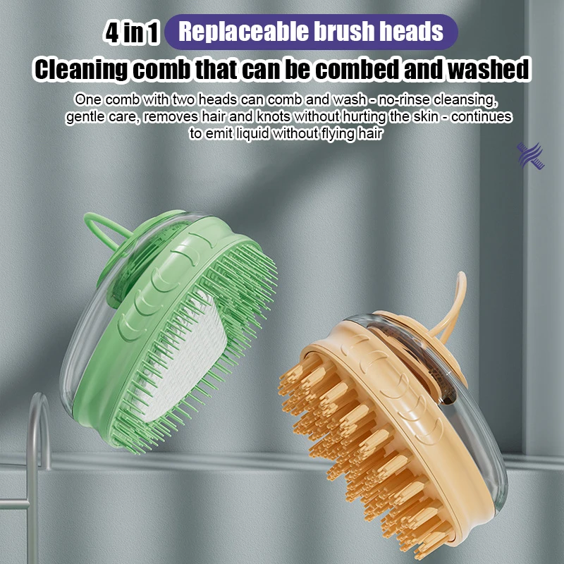 Dog Cat Bath Brush Pet Two-in-one Cleaning Combs Bath Massage Combs Nonslip Cat Shedding Scrubber Pet Bathing Accessories
Dog Cat Bath Brush Pet Two-in-one Cleaning Combs Bath Massage Combs Nonslip Cat Shedding Scrubber Pet Bathing Accessories