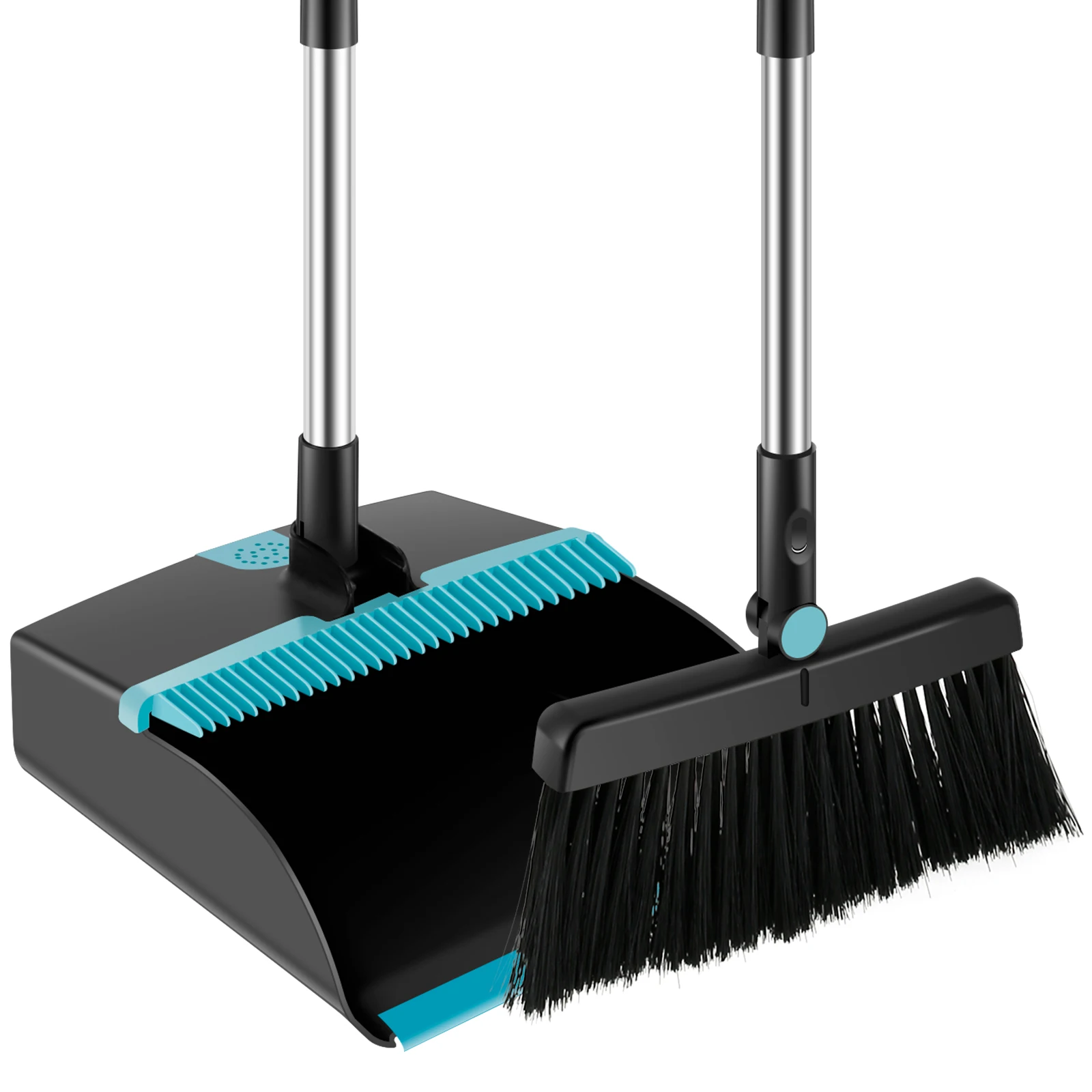 Broom and Dustpan Set with Long Handle 180° Rotating Sweeping Brush and Dustpan with Comb Teeth Anti-Odor Box Foldable Standing
Broom and Dustpan Set with Long Handle 180° Rotating Sweeping Brush and Dustpan with Comb Teeth Anti-Odor Box Foldable Standing