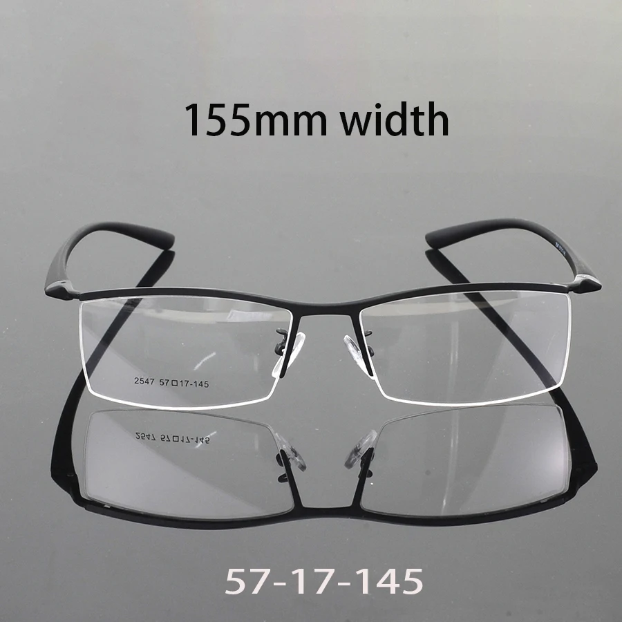 Rockjoy 155mm Oversized Reading Glasses Male Women Semi Rimless Diopter Eyeglasses Frame Men Large Wide Spectacles Business
Rockjoy 155mm Oversized Reading Glasses Male Women Semi Rimless Diopter Eyeglasses Frame Men Large Wide Spectacles Business