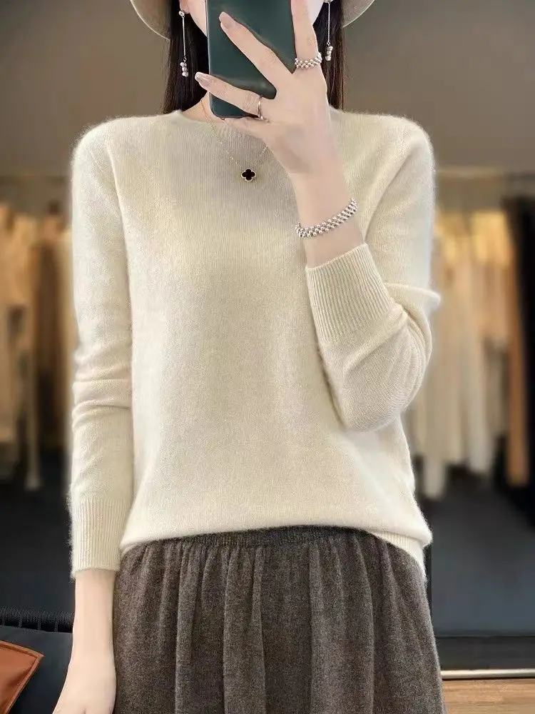 Women Sweater O-neck Autumn Winter Basic Pullover Warm Casual Pulls Jumpers Korean Fashion Spring Knitwear Bottoming Shirt C149
Women Sweater O-neck Autumn Winter Basic Pullover Warm Casual Pulls Jumpers Korean Fashion Spring Knitwear Bottoming Shirt C149