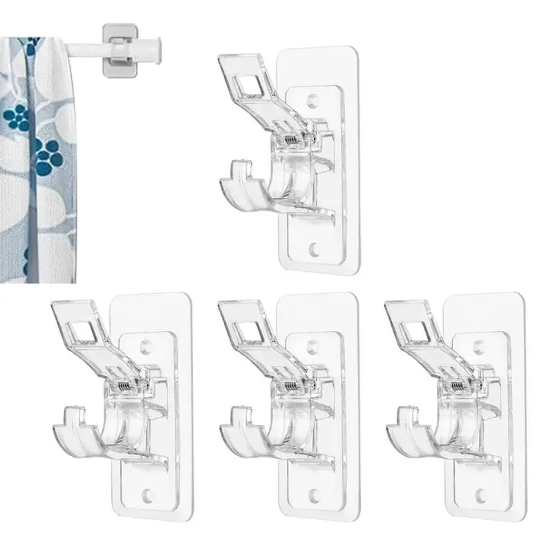 Curtains Rod Holders No Drilling Multipurpose Curtains Hooks Self Adhesive Curtains Holders Sticks Firmly Home Supplies
Curtains Rod Holders No Drilling Multipurpose Curtains Hooks Self Adhesive Curtains Holders Sticks Firmly Home Supplies
