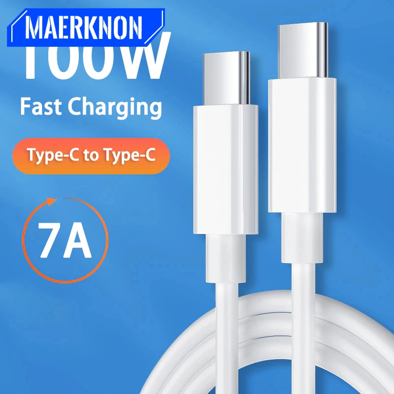 100W 7A PD Fast Charging USB C To Type C Cable For Samsung Xiaomi Redmi Huawei MacBook Pro iPad for iPhone Charger USB C Cable 
100W 7A PD Fast Charging USB C To Type C Cable For Samsung Xiaomi Redmi Huawei MacBook Pro iPad for iPhone Charger USB C Cable