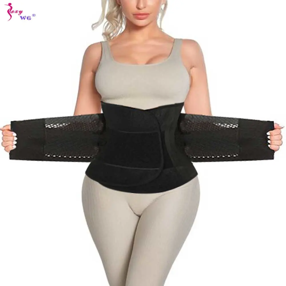 SEXYWG Sauna Sweat Belt Weight Loss Waist Cincher Fitness Waist Trainer Body Shaper Band Workout Flat Belly Fat Burning Girdle
SEXYWG Sauna Sweat Belt Weight Loss Waist Cincher Fitness Waist Trainer Body Shaper Band Workout Flat Belly Fat Burning Girdle