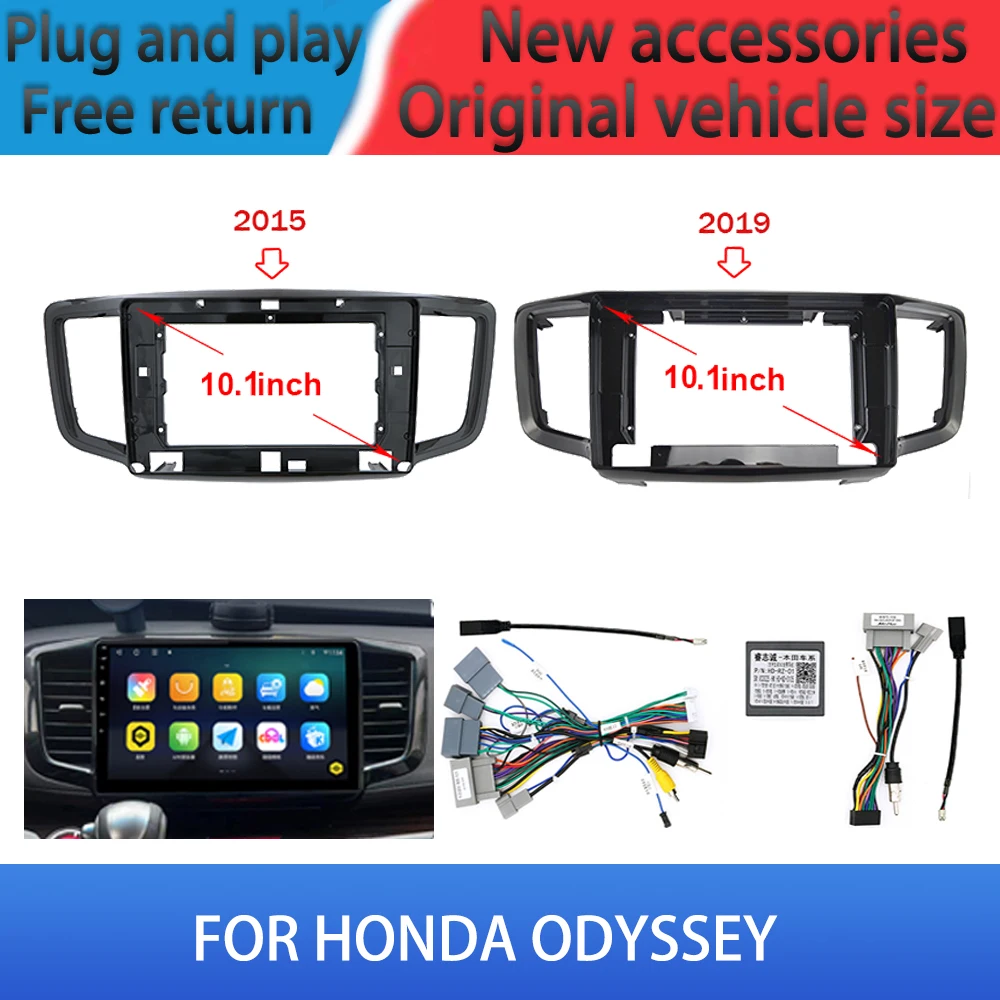 Автомобильная магнитола для HONDA ODYSSEY, Android, стерео, аудио, мультимедийная рамка, кабели, жгут, навигация, универсальная модификация, 10,1 дюйма
Автомобильная магнитола для HONDA ODYSSEY, Android, стерео, аудио, мультимедийная рамка, кабели, жгут, навигация, универсальная модификация, 10,1 дюйма