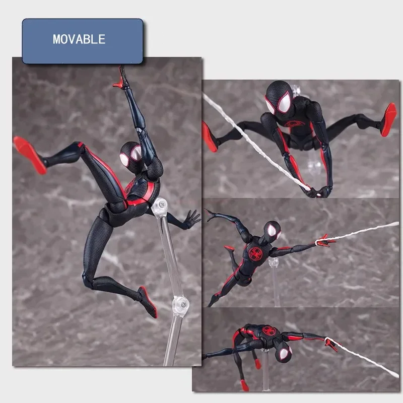 

Spider-man Sh Figuarts Miles Morales Gwen Shf Anime Action Figure Marvel Spider-verse Figurine Spiderman Pvc Model Doll Toy Gif