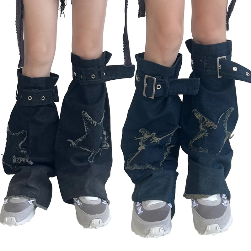 Star Leg Warmers for Women Punk Denims Long Socks Harajuku Leg Cover Stocking 
Star Leg Warmers for Women Punk Denims Long Socks Harajuku Leg Cover Stocking