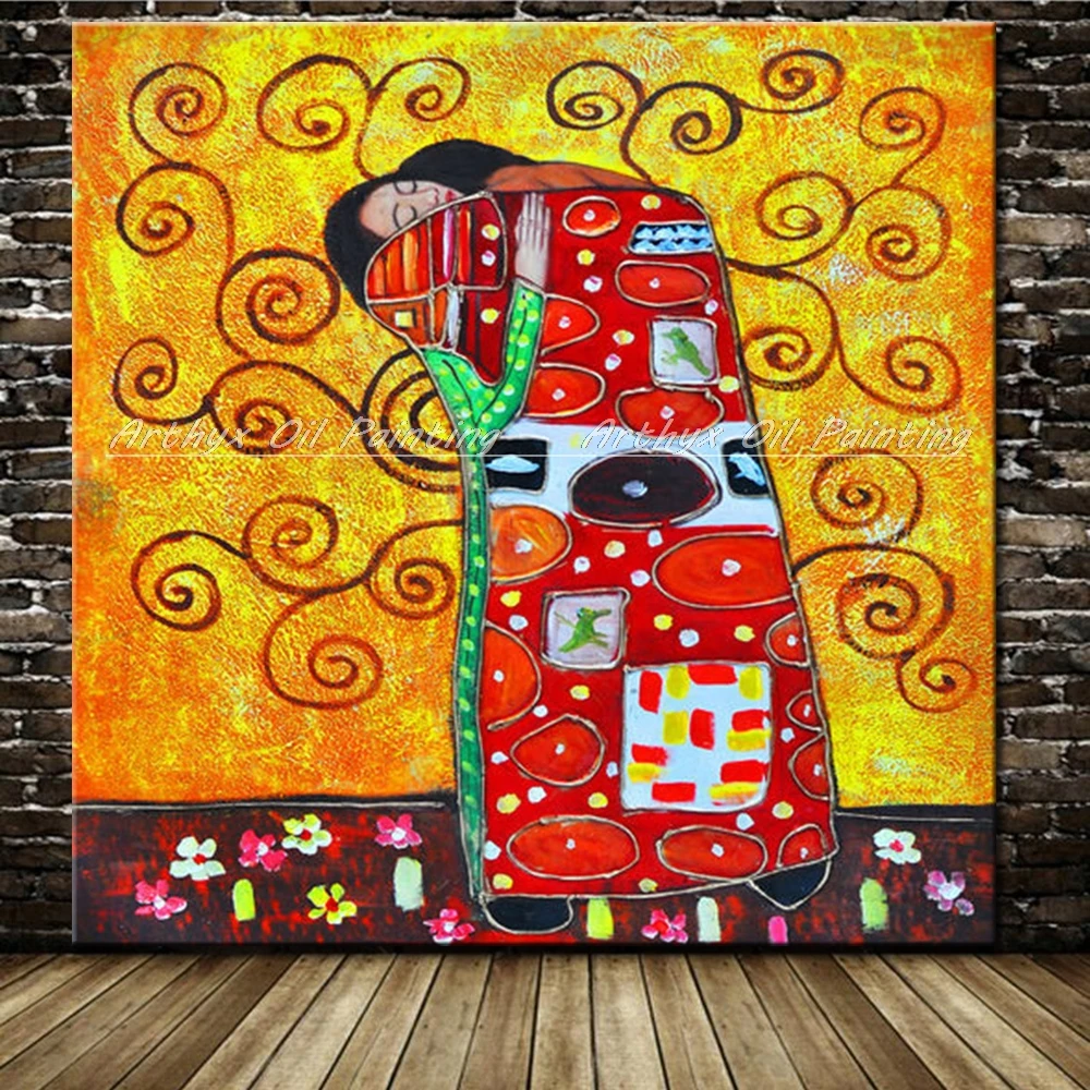 Arthyx Hand Painted Gustav Klimt Famous Oil Painting On Canvas,Modern Art,Abstract Wall Pictures Home Decoration For Living Room
Arthyx Hand Painted Gustav Klimt Famous Oil Painting On Canvas,Modern Art,Abstract Wall Pictures Home Decoration For Living Room