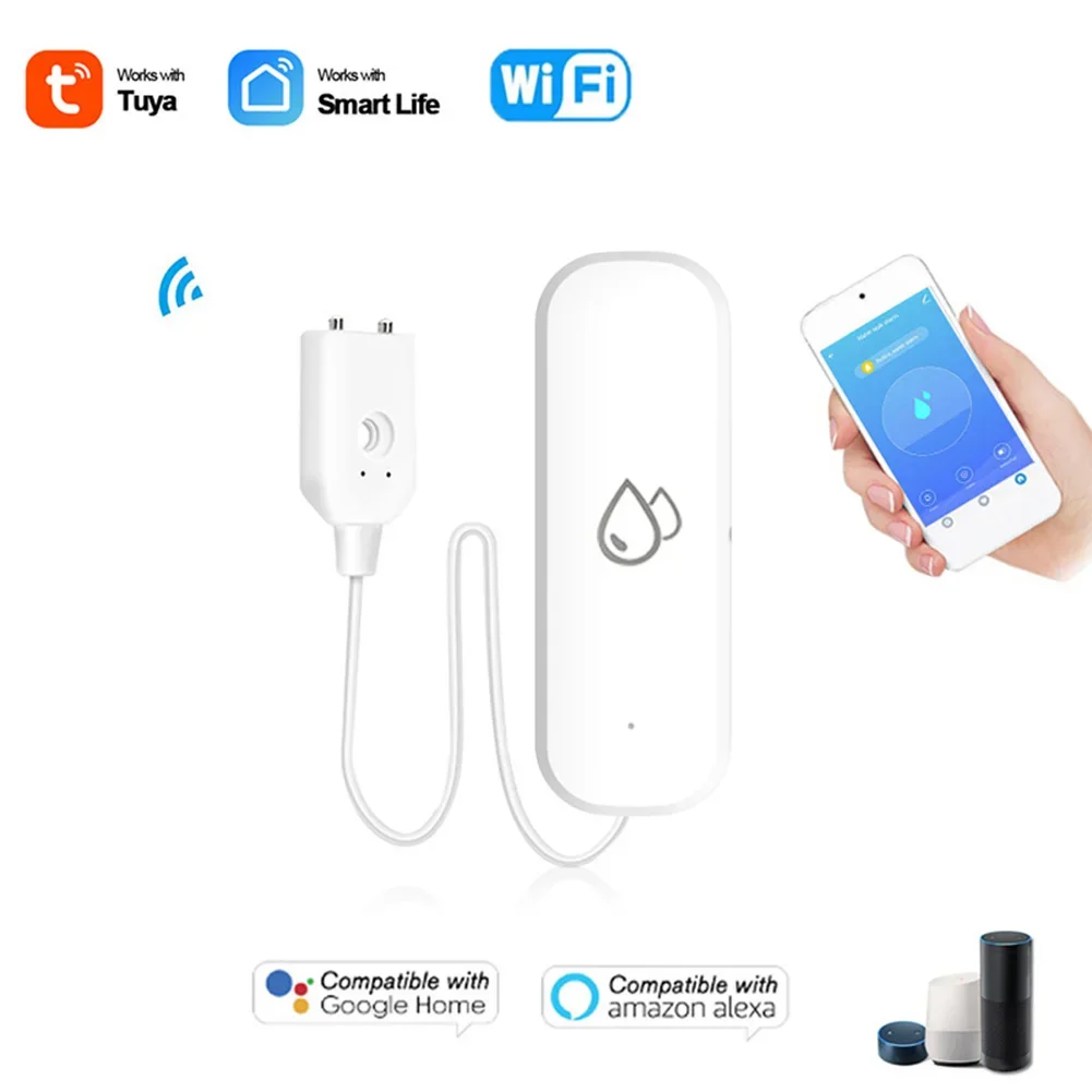 Water Leakage Sensor Immersion Security Alarm Sensor For Tuya Water Leak Sensor Detector WiFi Flood Water Leakage Detector
Water Leakage Sensor Immersion Security Alarm Sensor For Tuya Water Leak Sensor Detector WiFi Flood Water Leakage Detector