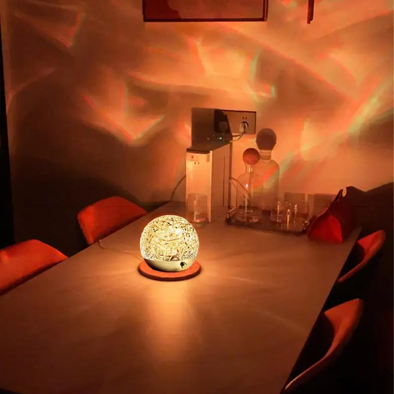 Water Ripple Projector Night Light Crystal Lamp Decoration Home Houses Bedroom Aesthetic Atmosphere Holiday Gift Sunset Lights
Water Ripple Projector Night Light Crystal Lamp Decoration Home Houses Bedroom Aesthetic Atmosphere Holiday Gift Sunset Lights