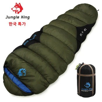 한국 특색 정글 킹 CY0903 두꺼운 겨울 추운 날씨 방수 침낭 캠핑 하이킹 용품,-8 ℃ 코튼 침낭