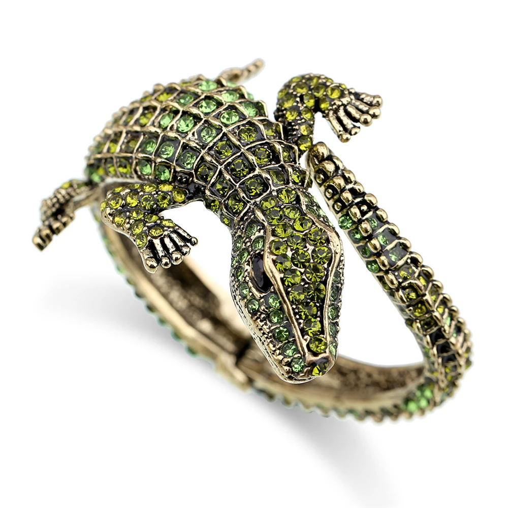 Exaggerated Metal Luxury Diamond Crocodile Open Bracelet for Women in Europe and the United States Trend Jewelry Accessories
Exaggerated Metal Luxury Diamond Crocodile Open Bracelet for Women in Europe and the United States Trend Jewelry Accessories