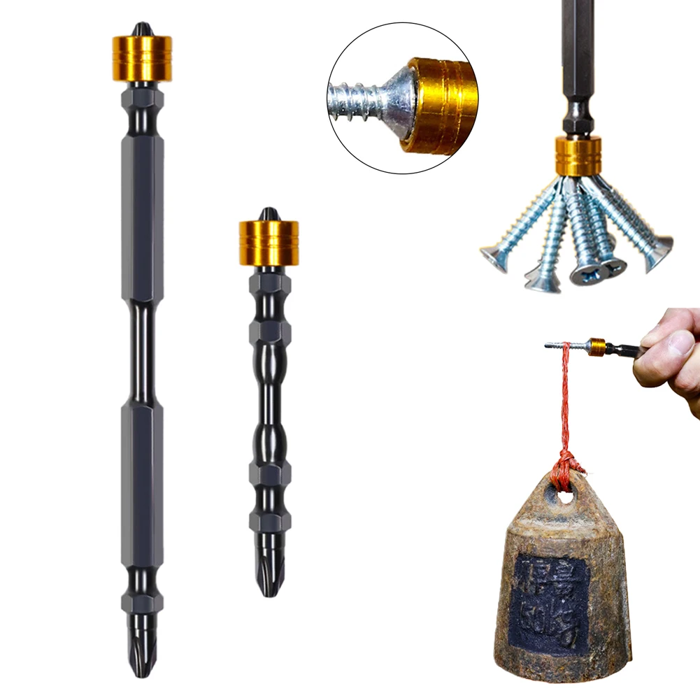 1/2pcs Double Head PH2 Screwdriver Bit With Magnetic Ring ScrewDriver 1/4Inch Hex Shank Drywall Electric Screwdriver Tool
1/2pcs Double Head PH2 Screwdriver Bit With Magnetic Ring ScrewDriver 1/4Inch Hex Shank Drywall Electric Screwdriver Tool