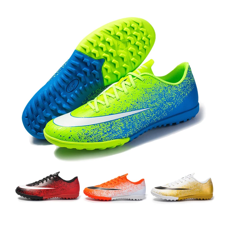 New Men's Soccer Shoes TF Hard Court Low Top High Quality Comfortable Outdoor Sports Footbal Training Adult Child Women chuteira
New Men's Soccer Shoes TF Hard Court Low Top High Quality Comfortable Outdoor Sports Footbal Training Adult Child Women chuteira
