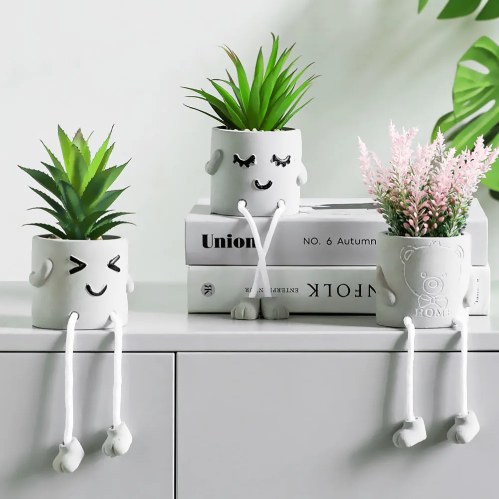 Simulation Potted Ornaments Cartoon Hanging Feet Doll Resin Crafts Home Decoration TV Cabinet Small Ornaments Holiday Gift
Simulation Potted Ornaments Cartoon Hanging Feet Doll Resin Crafts Home Decoration TV Cabinet Small Ornaments Holiday Gift