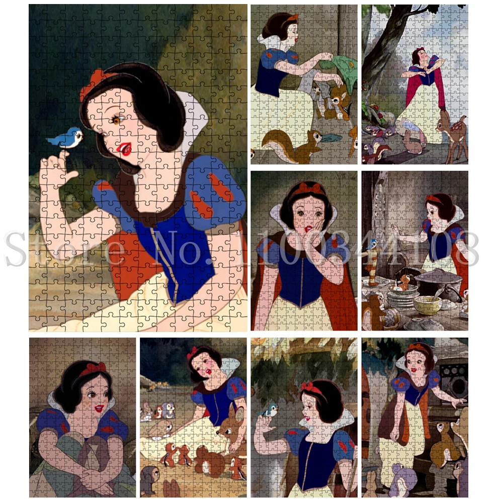 Disney Snow White Jigsaw Puzzles for Adults Decompressing Toys Cartonn Princess Paper Puzzles Kid Education Assemble Game Toy
Disney Snow White Jigsaw Puzzles for Adults Decompressing Toys Cartonn Princess Paper Puzzles Kid Education Assemble Game Toy