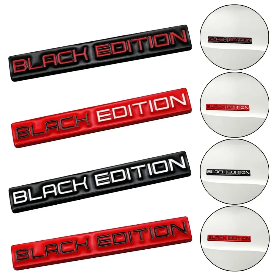 1pc 3D Metal Black Edition Logo Car Side Fender Rear Trunk Emblem Badge Sticker Decals Car SUV Exterior Decoration Sticker Decal
1pc 3D Metal Black Edition Logo Car Side Fender Rear Trunk Emblem Badge Sticker Decals Car SUV Exterior Decoration Sticker Decal