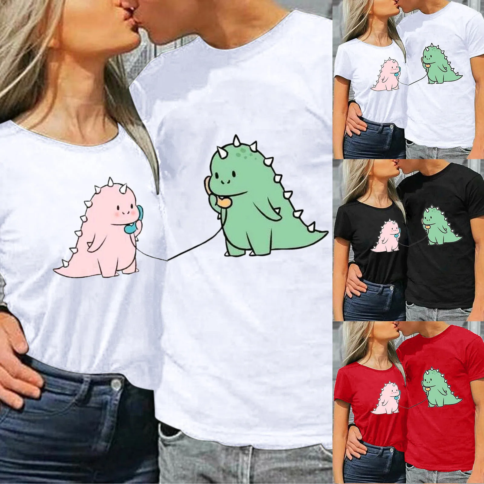 Women Loose Tops Summer Valentine's Day Cartoon Short Sleeved Men And V Neck T Shirts Long Sleeve Layering Turtleneck Women
Women Loose Tops Summer Valentine's Day Cartoon Short Sleeved Men And V Neck T Shirts Long Sleeve Layering Turtleneck Women