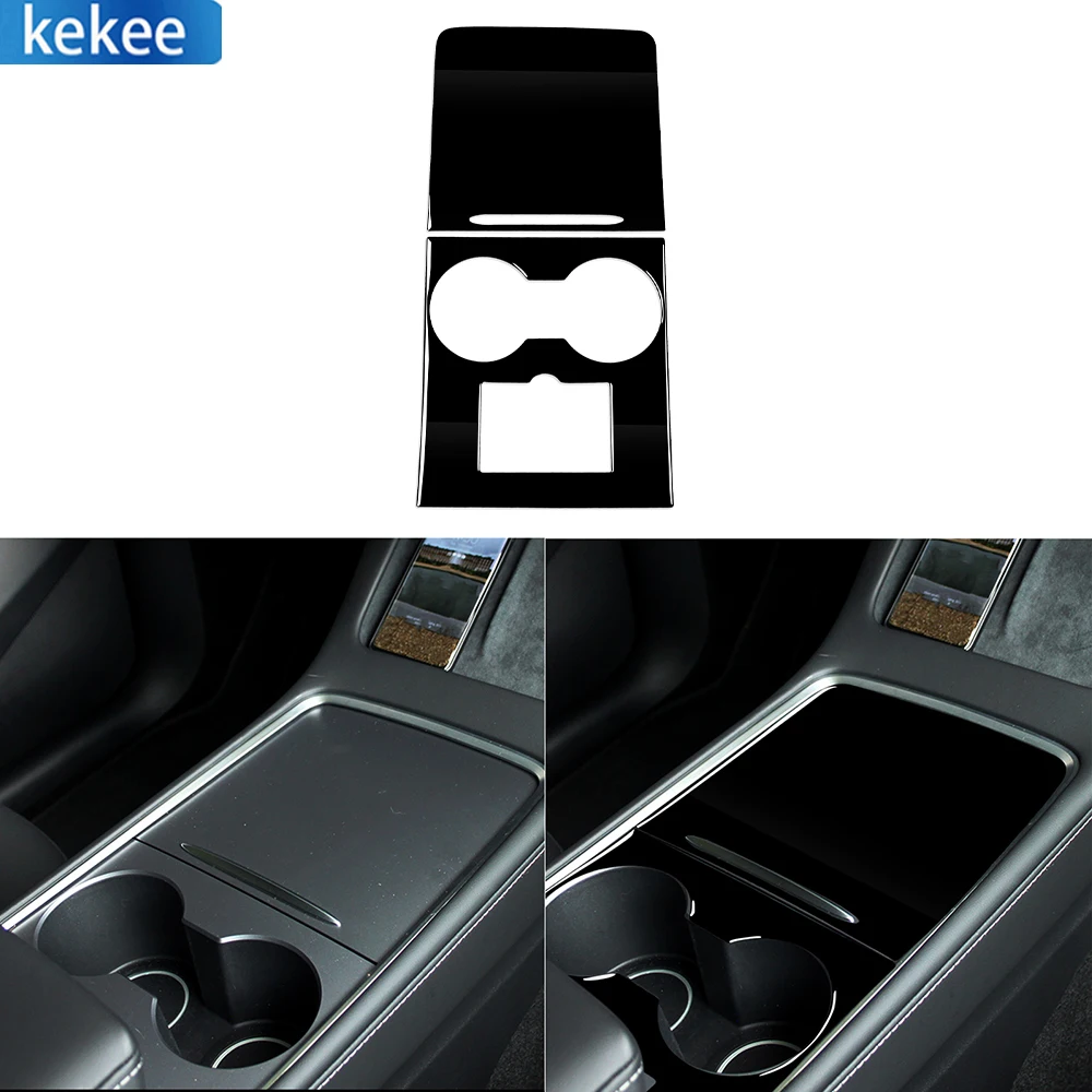 For Tesla Model Y 2020+ Model 3 2017-2022 Piano Black Central Control Gear Shift Cup Holder Storage Box Panel Sticker Interior
For Tesla Model Y 2020+ Model 3 2017-2022 Piano Black Central Control Gear Shift Cup Holder Storage Box Panel Sticker Interior