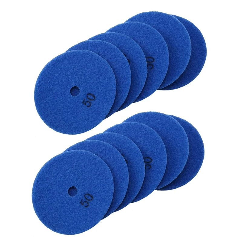 12 Pcs 4 Inch /100 Mm Grit 50 Diamond Dry Polishing Pad Granite Marble Flexible Resin Sanding Disc Ceramic Polisher
12 Pcs 4 Inch /100 Mm Grit 50 Diamond Dry Polishing Pad Granite Marble Flexible Resin Sanding Disc Ceramic Polisher