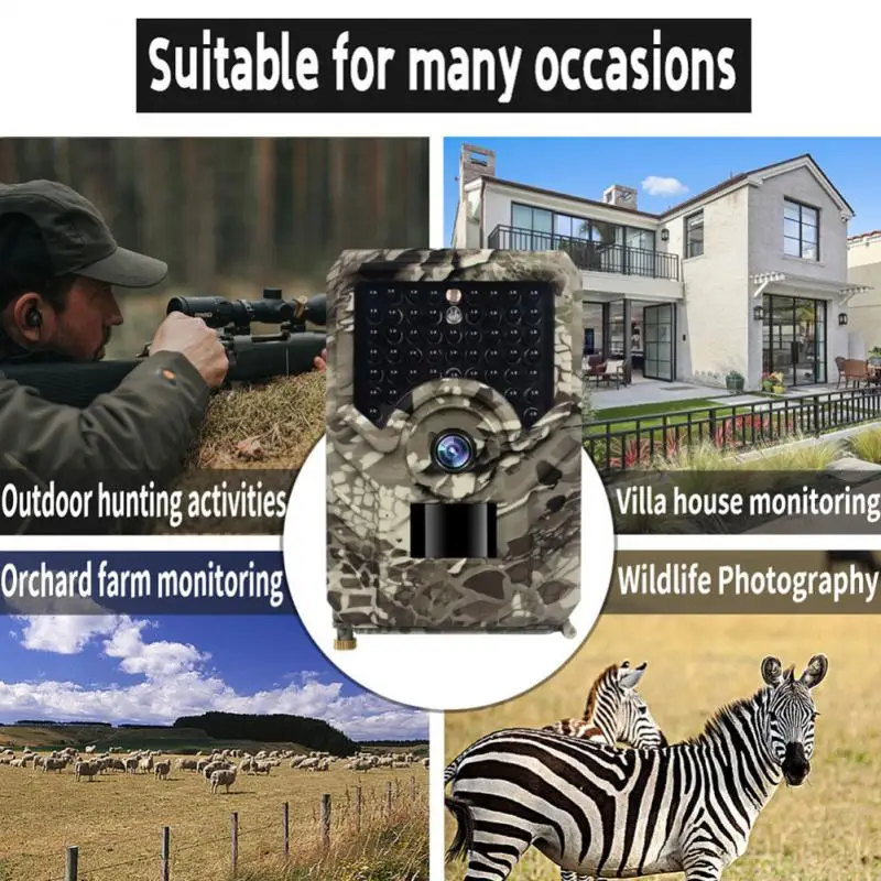 

Wildlife Camera Photo Trap Scouts Trail Camera Thermal Imager Unting Camera Pr200 Ip54 Waterproof 940nm Ir Led 16mp