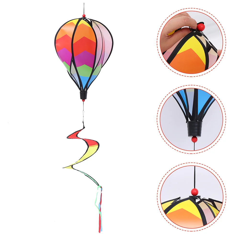 4 Pcs Colorful Wind Stripe Ornament Hot Air Balloon Windmill Yard Decorations Balloons Hanging Garden Party Rainbow Spinners
4 Pcs Colorful Wind Stripe Ornament Hot Air Balloon Windmill Yard Decorations Balloons Hanging Garden Party Rainbow Spinners