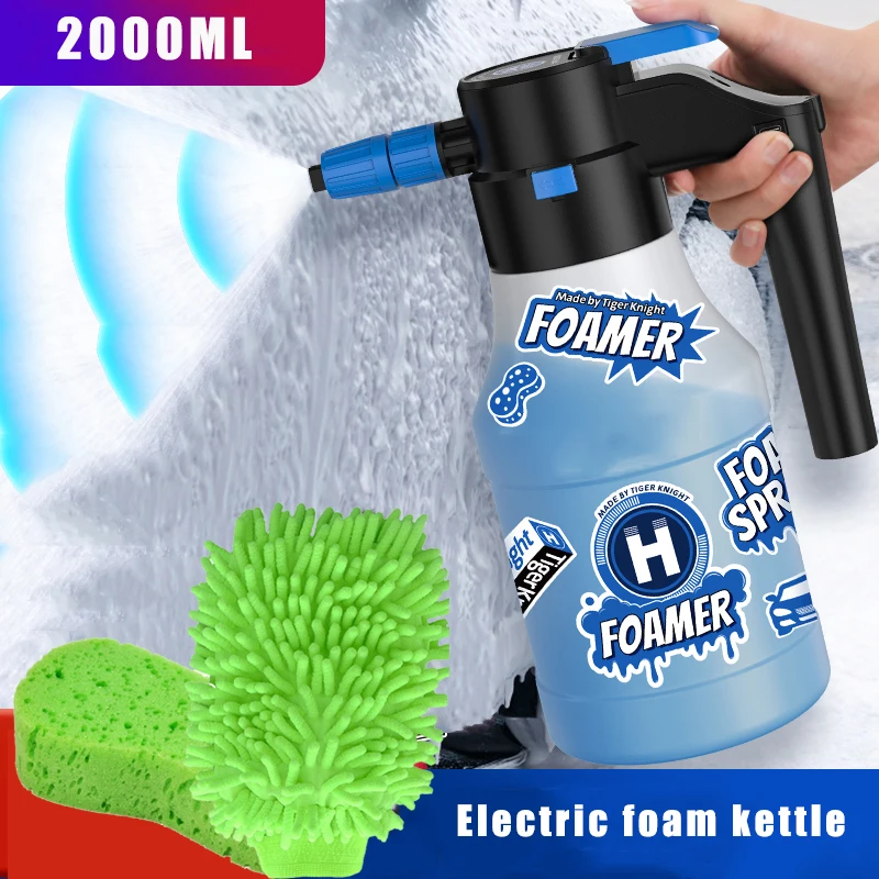 Electric Foam Sprayer 1.5L Foam Generator for Car Wash 2600mAh Lithium Battery Foam Lance 1h Endurance Car Wash Towel Foam Wash
Electric Foam Sprayer 1.5L Foam Generator for Car Wash 2600mAh Lithium Battery Foam Lance 1h Endurance Car Wash Towel Foam Wash