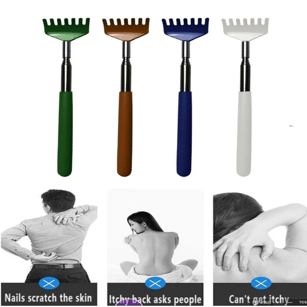 

Telescopic Back Scratcher Scratching Backscratcher Massager Kit Back Scraper Extendable Telescoping Itch Health Products Hackle