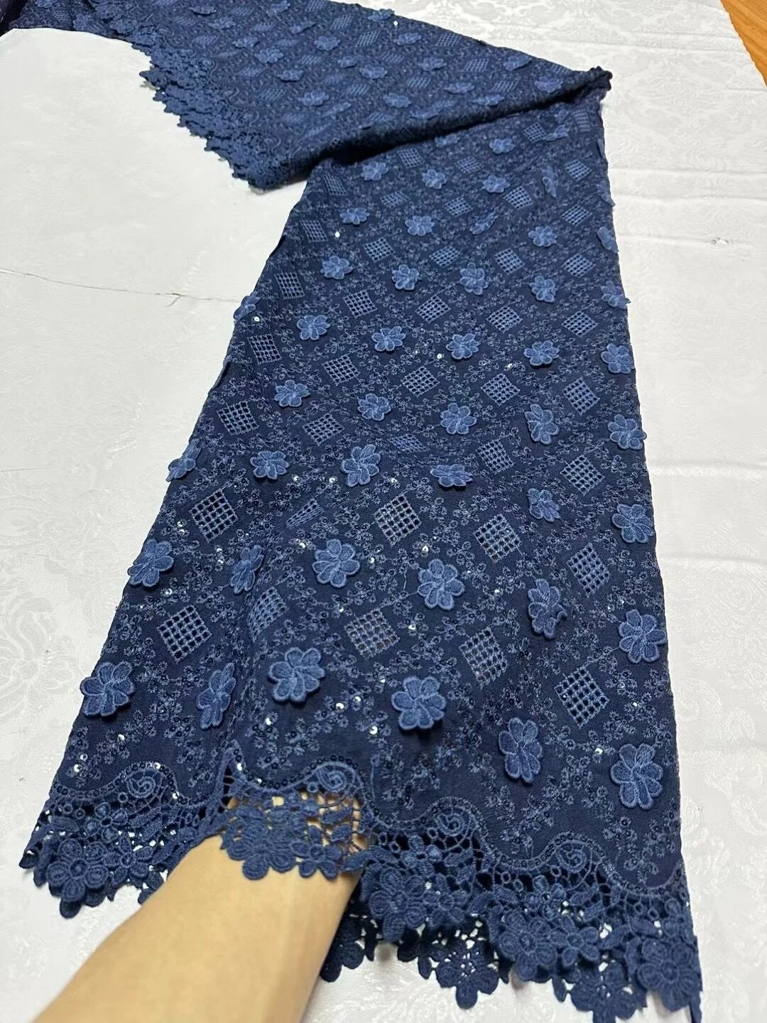 African Nigerian Tulle Lace Fabric, for Sewing Wedding Party Gown Dress, High Quality,Embroidered Cotton Damask, 5Yard, 2024
African Nigerian Tulle Lace Fabric, for Sewing Wedding Party Gown Dress, High Quality,Embroidered Cotton Damask, 5Yard, 2024