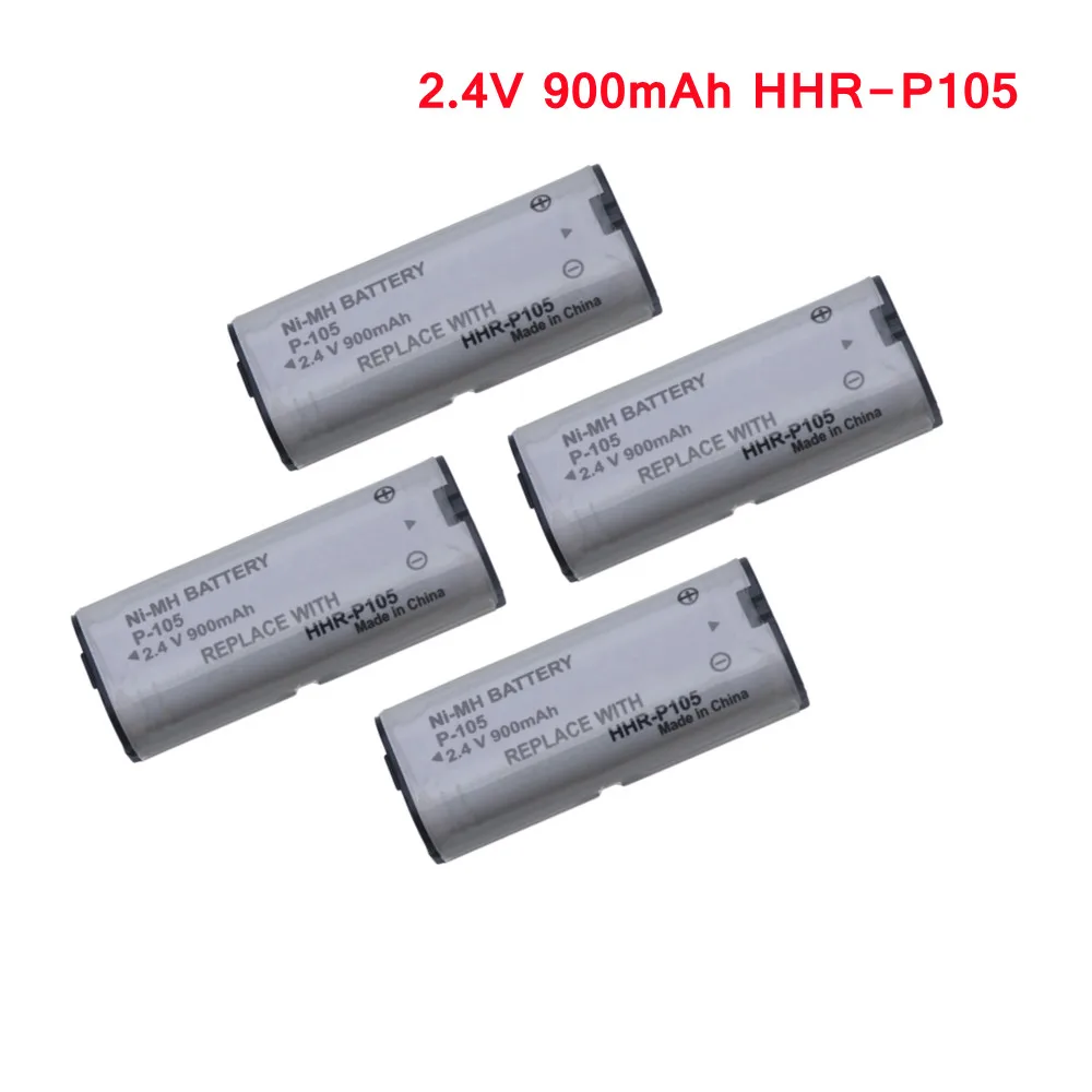

2/4pcs 2.4V 900mAh Ni-MH battery For Panasonic HHR-P105 KX242 KX2421 KX-2422 BATT-105 CPH508 Cordless Phone Battery