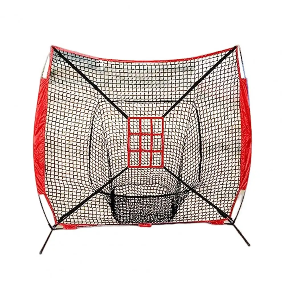 

Adjustable Straps Baseball Net Enhance Baseball Skills with Adjustable Strike Zone Target Net for Pitching Hitting Catching