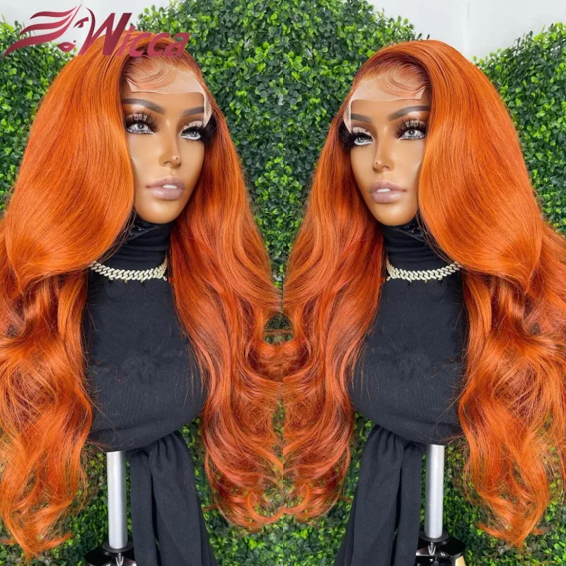 Orange Ginger 13x4 Lace Front Wig Body Wave Lace Front Wigs Pre Plucked For Women Orange Colored Brazilian Wavy Human Hair Wig
Orange Ginger 13x4 Lace Front Wig Body Wave Lace Front Wigs Pre Plucked For Women Orange Colored Brazilian Wavy Human Hair Wig
