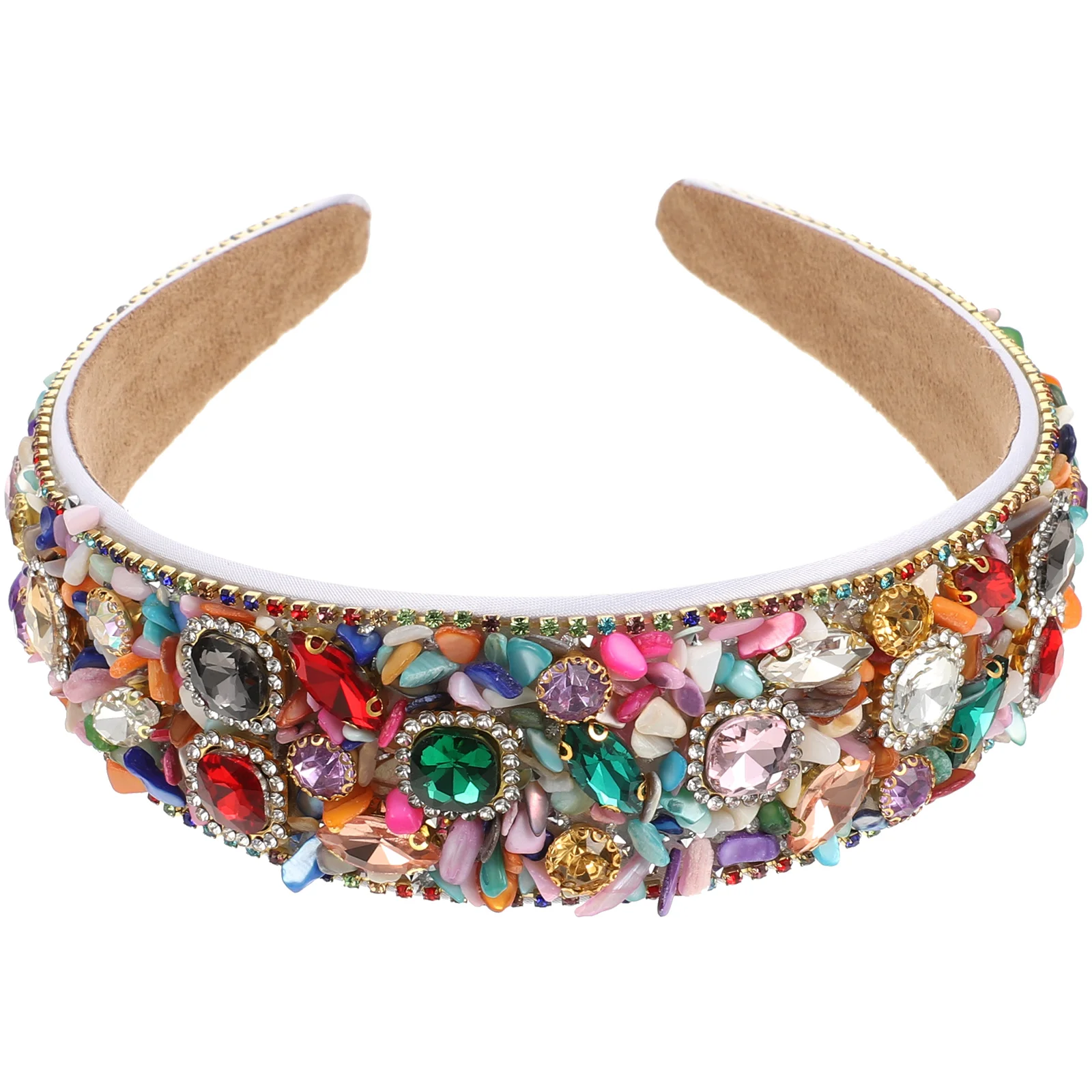 

Women Sparkle Crystal Rhinestone Headband Shiny Crystal Headwear Party Hair Hoop