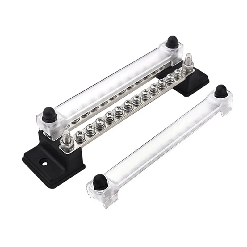 24 Terminal 150A Bus Bar Cover Ground Distribution Block Cars Boat Marine Power Distribution Terminal Block
24 Terminal 150A Bus Bar Cover Ground Distribution Block Cars Boat Marine Power Distribution Terminal Block