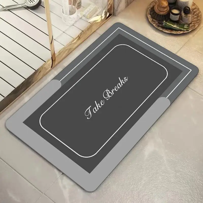 Bathroom Carpet Absorbent Non-slip Floor Mat Home Decoration Rug Absorb Water Diatom Mud Toilet Foot Mats Dirt-resistant 욕실 카펫
Bathroom Carpet Absorbent Non-slip Floor Mat Home Decoration Rug Absorb Water Diatom Mud Toilet Foot Mats Dirt-resistant 욕실 카펫