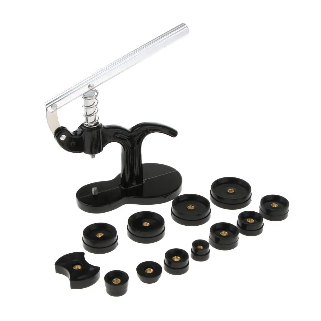 Watch Crystal Back Case Presser Closer, 12Pieces Dies Set (18MM ) Watch Repair Tool
Watch Crystal Back Case Presser Closer, 12Pieces Dies Set (18MM ) Watch Repair Tool
