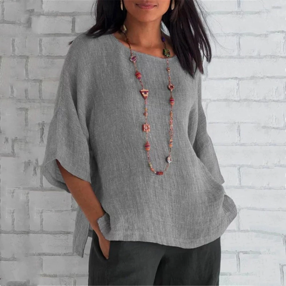 Y2k Tops Pullover Fashion Clothes Women Clothing Vintage Casual T-Shirts Loose Shirts for Women Cotton Linen Tees Streetwear
Y2k Tops Pullover Fashion Clothes Women Clothing Vintage Casual T-Shirts Loose Shirts for Women Cotton Linen Tees Streetwear