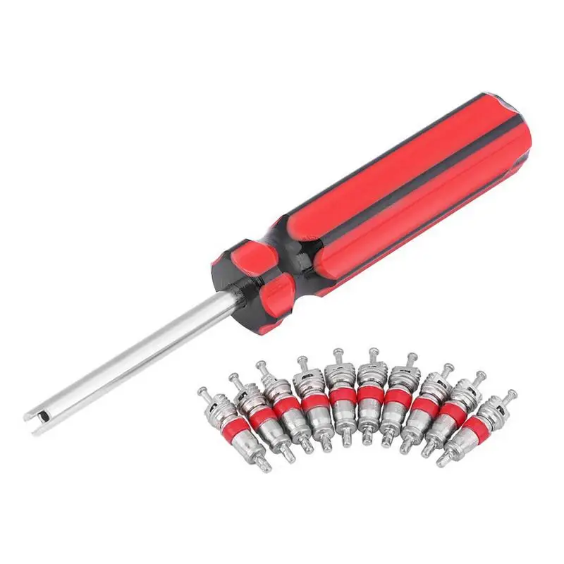 10pcs Tyre Valve Core Insert With Remover Tool Tire Repair Tool Valve Core Wrench Screwdriver For Car Bike Motorcycle Wheel New
10pcs Tyre Valve Core Insert With Remover Tool Tire Repair Tool Valve Core Wrench Screwdriver For Car Bike Motorcycle Wheel New