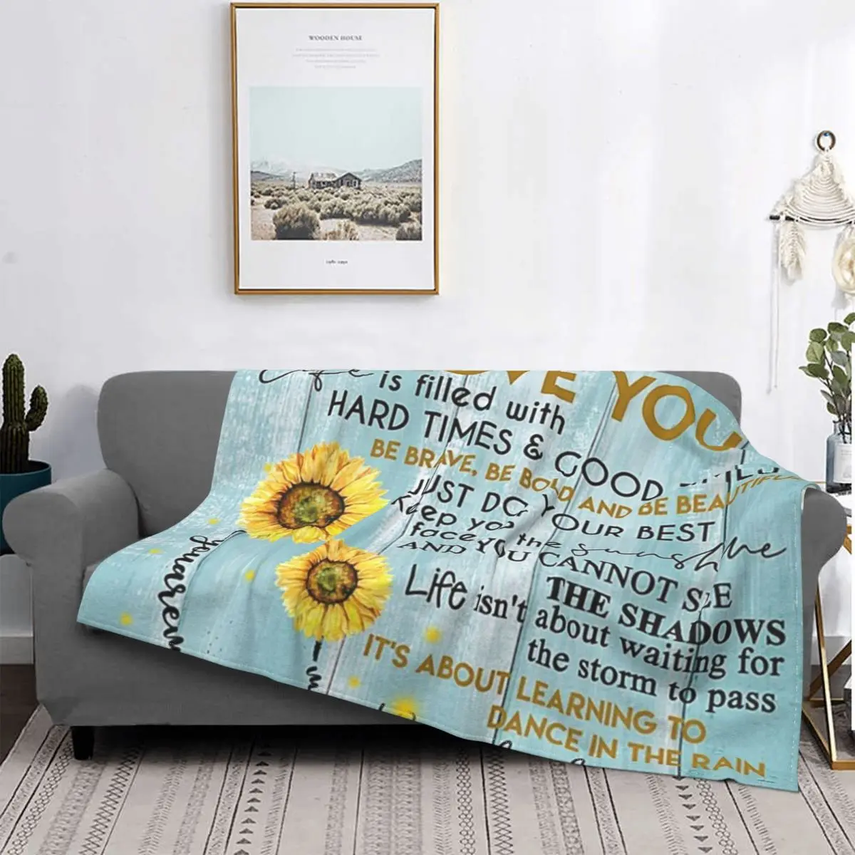 Sunflower To My Daughter From Mom Coral Fleece Plush Throw Blankets Love gift Blankets for Sofa Bedroom Soft Quilt
Sunflower To My Daughter From Mom Coral Fleece Plush Throw Blankets Love gift Blankets for Sofa Bedroom Soft Quilt