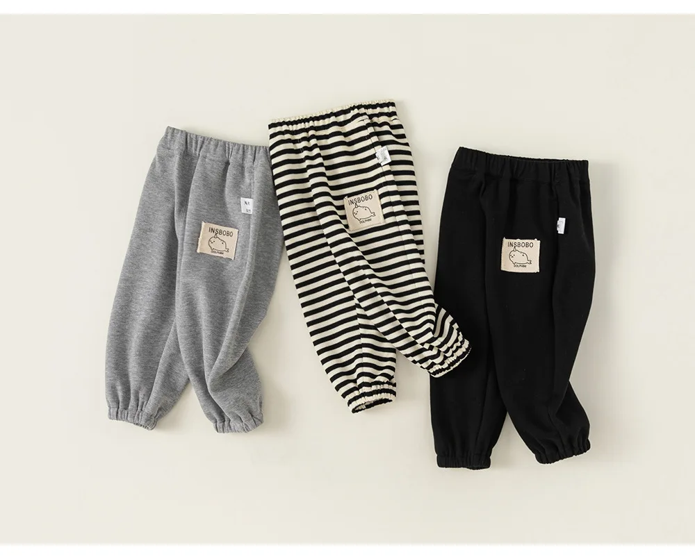 Boys' pants, leggings, versatile striped sanitary pants, girls' loose casual pants trend
Boys' pants, leggings, versatile striped sanitary pants, girls' loose casual pants trend