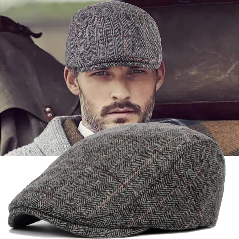 Classic Plaid Stripe Newsboy Cap for Men Women Winter Cotton Flat Ivy Vintage Gatsbay Hat Irish Outdoor Cabbie Beret painter Hat
Classic Plaid Stripe Newsboy Cap for Men Women Winter Cotton Flat Ivy Vintage Gatsbay Hat Irish Outdoor Cabbie Beret painter Hat