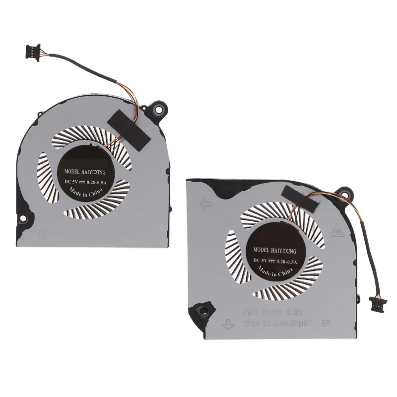 

CPU/GPU Fan Laptop Cooling Fan 4-pin 4-wires OEM for AcerNitro 5 Gaming Laptop AN515-54 AN515-43 Laptop Part Dropship