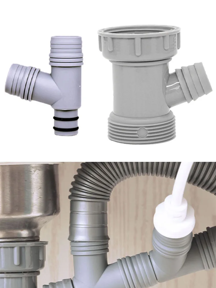 1pc Sink Drain Overflow Hole Conversion Joint Drainage Pipe Accessories Dish Tee Head Basin Joint PP Kitchen Fixture Durable
1pc Sink Drain Overflow Hole Conversion Joint Drainage Pipe Accessories Dish Tee Head Basin Joint PP Kitchen Fixture Durable