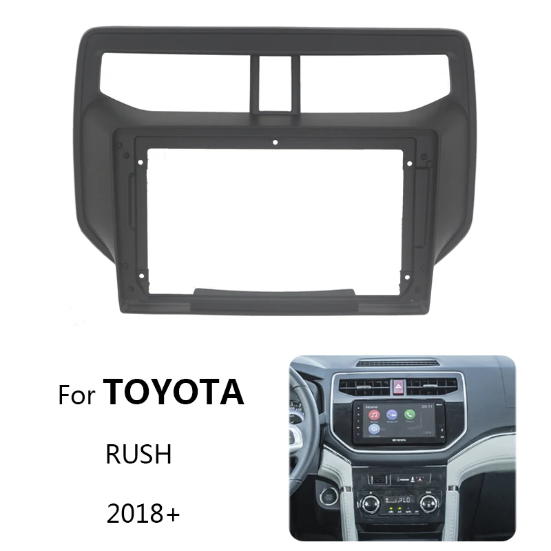 9 inch Car Radio Frame Kit For TOYOTA RUSH 2018+ Auto Stereo Refit Install Dash Panel Mount Bezel Faceplate Fascia
9 inch Car Radio Frame Kit For TOYOTA RUSH 2018+ Auto Stereo Refit Install Dash Panel Mount Bezel Faceplate Fascia