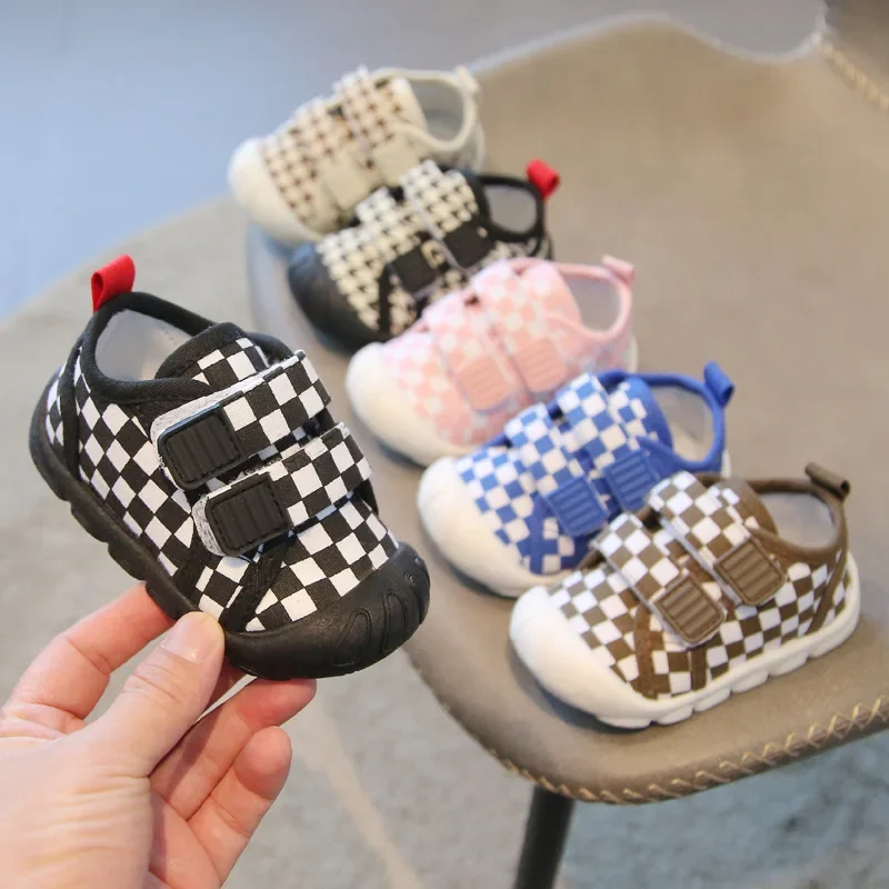 Baby Girls Boys Canvas Shoes Spring Autumn Outdoor Infant Toddler Shoes Comfortable Soft-soled Plaid Kids First Walkers Shoes
Baby Girls Boys Canvas Shoes Spring Autumn Outdoor Infant Toddler Shoes Comfortable Soft-soled Plaid Kids First Walkers Shoes