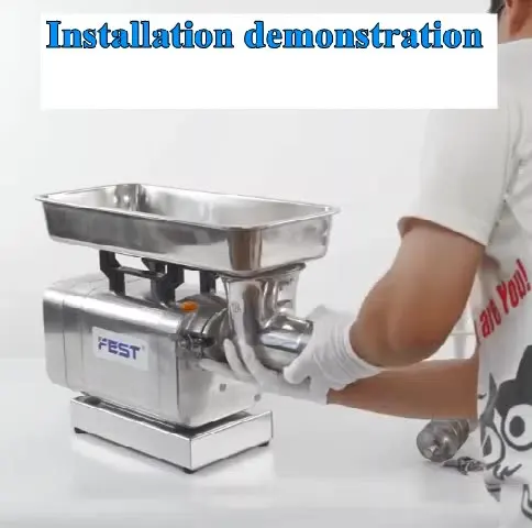 

Electric Meat Processing Grinder mincer Machine for Kitchen 304 Stainless Steel