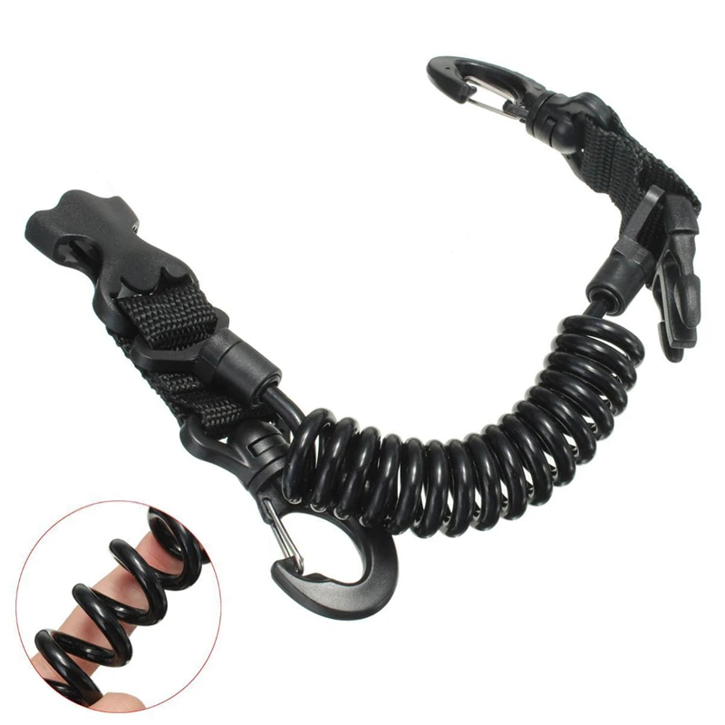 

Diving Camera Lanyard Spring Coil Camera Scuba Diving Quick Release Buckle Clips Underwater Outdoor Activities Pool Accessories